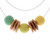 Mon Bijou - Necklace Elegance Nature - Green & Yellow Hues | The Design Gift Shop