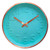 IS Curve mint wall clock with copper rim and copper hands | The Design Gift Shop