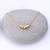 Mon Bijou Minimalist  Necklace Golden Nugget Golden Chain | The Design Gift Shop