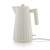 ALESSI Electric Water Kettle Plissé White | the design gift shop.