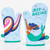 Mer-mazing - One Oven Mitt by Blue Q - front and rear view | the design gift shop