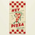 'Hey Pizza! Lookin' hot today. Wink, wink.' Dish Towel by Blue Q  | the design gift shop