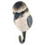 Three-quarter view of a hand-carved timber Kookaburra, highlighting the lifelike brown and white markings of the iconic Australian bird.