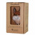 Wildlife Garden Red Fox hand-carved wall hook presented in its sustainable brown cardboard gift box.