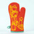 Rear view of the Blue Q "Mr Spice Guy" oven mitt.