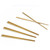 GABEL&TELLER Satin Gold 4 Setting Chopsticks Set | the design gift shop