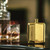 VISKI 14 Karat Gold Plated 6 oz Stainless Steel Liquor Flask | The Design Gift Shop