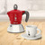 BIALETTI Moka Induction Red 4 Cup Espresso Coffee Maker with espresso cup (cup not included in the offer)
