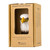 Wildlife Garden Bald Eagle hand-carved wall hook presented in its sustainable brown cardboard gift box with an informational booklet.