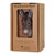 Wildlife Garden Donkey hand-carved wall hook presented in its sustainable brown cardboard gift box.
