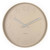 Karlsson Mr. Brown Numbers wall clock with sand brown dial and steel rim  - Ø 37.5 x 6 cm | The Design Gift Shop