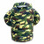 Camouflage Drink Holder Puffer Jacket by COATIE (back) | the design gift shop