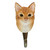 Wildlife Garden Ginger Cat wall hook hand-carved
