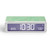 LEXON x  Pantone Flip Classic Pastel Green LCD alarm clock | the design gift shop