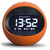Newgate Centre of the Earth Alarm Clock Pumpkin Orange – front view
