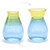 Peleg Design Twotone Vase showing reversible design with wide and narrow openings side by side