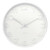 Karlsson Mr. White Numbers wall clock with white steel rim - Ø 37.5 x 6 cm | The Design Gift Shop.