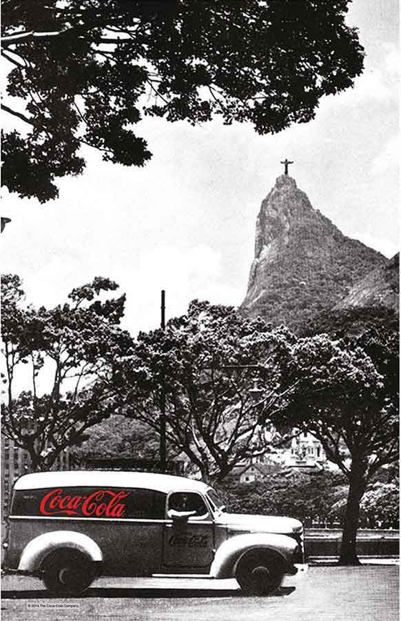 Coca-Cola tea towel 'Landscape Rio' | The Design Gift Shop