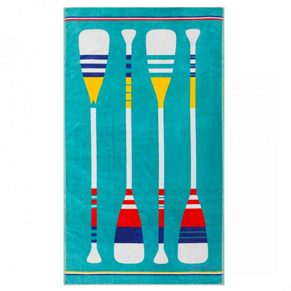 Luxe Beach Towel 'Paddle' by Jean-Vier | the design gift shop