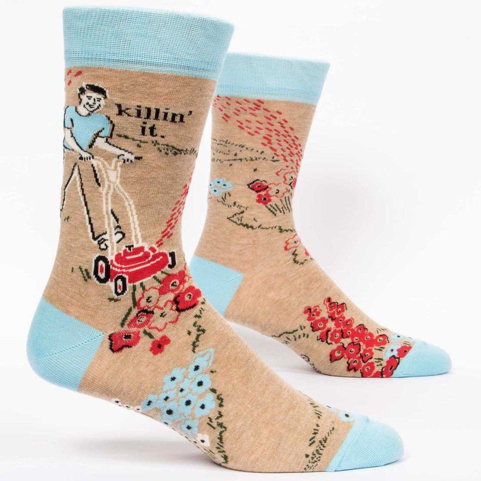 Blue Q Men's Socks 'Killin' it' | the design gift shop