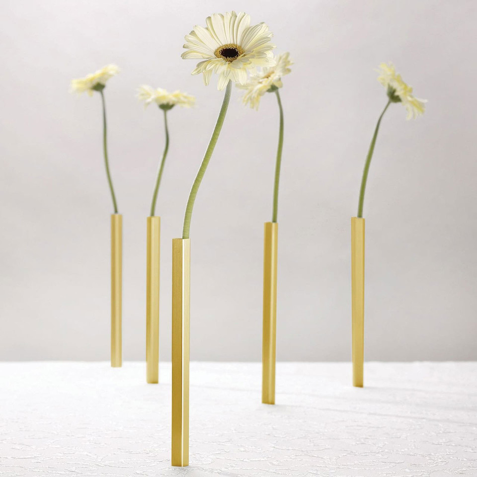 Magnetic Vase Set Gold | The Design Gift Shop