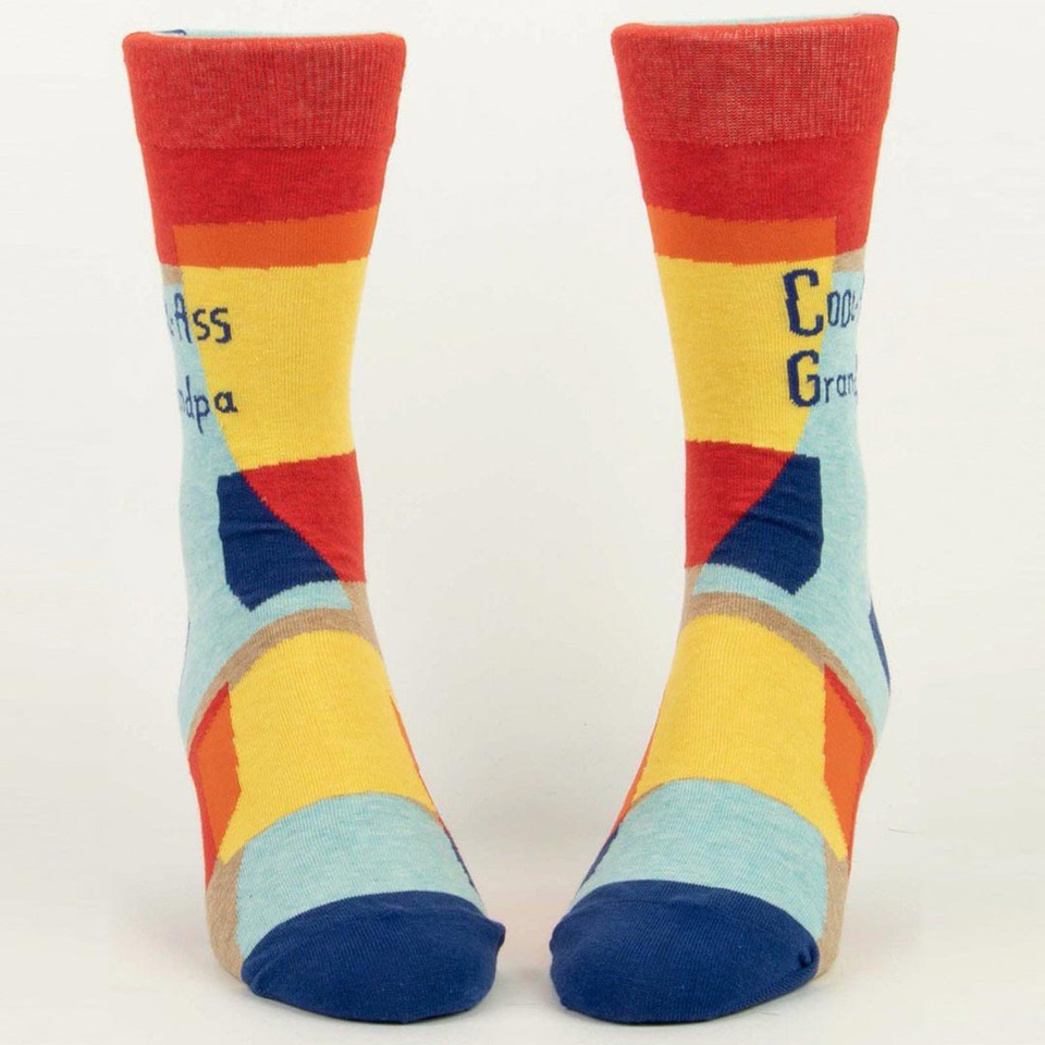 Blue Q Men's Socks 'Cool-Ass Grandpa' | the design gift shop