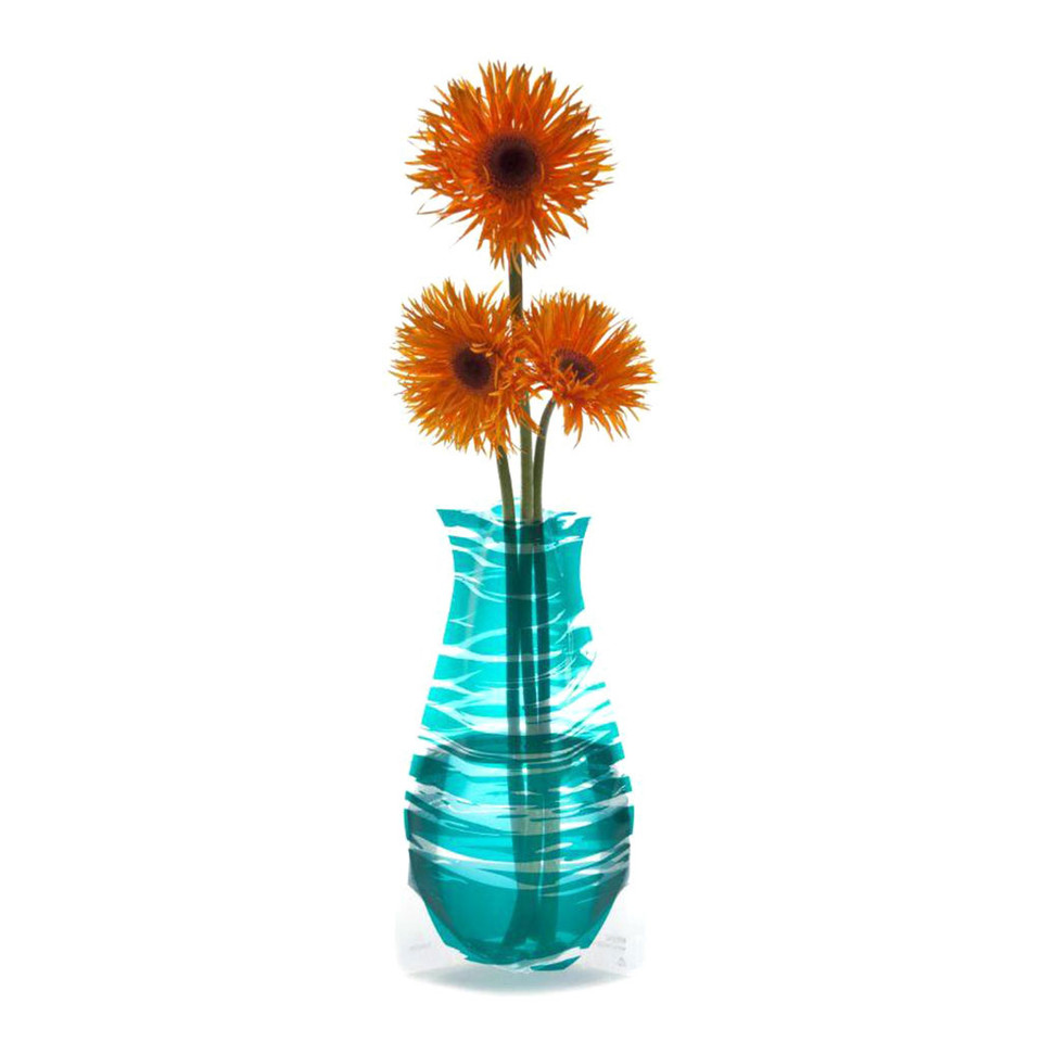 Expandable and Collapsible Vase Bandido Emerald | the design gift shop