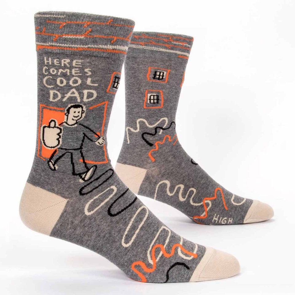 Blue Q Men's Socks 'Here Comes Cool Dad' | the design gift shop