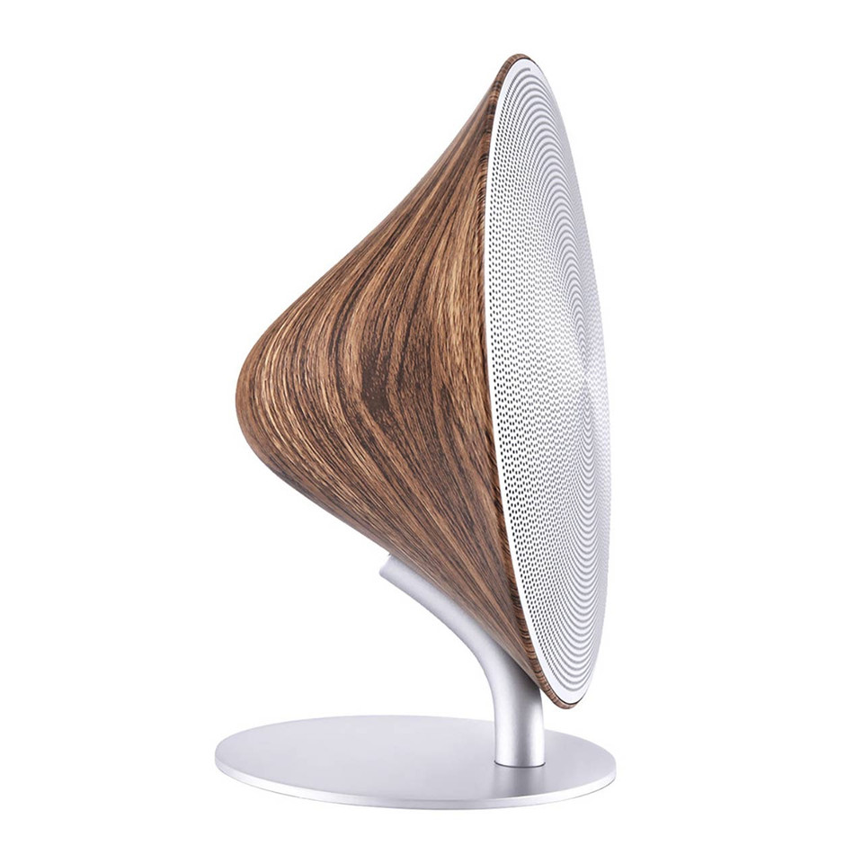 GINGKO Mini Halo One Bluetooth Speaker Walnut | the design gift shop