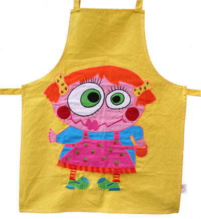 L'epicerie Des Bidules Kids Apron Fraisette