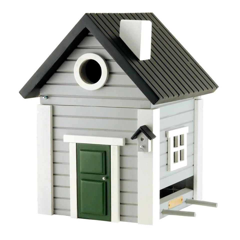 WILDLIFE GARDEN Bird Feeder & Nesting Box Grey Cottage | the design gift shop
