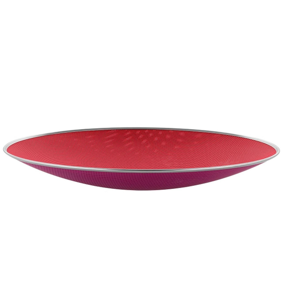 ALESSI Cohncave Centerpiece Fruit Bowl Red & Violet | the design gift shop