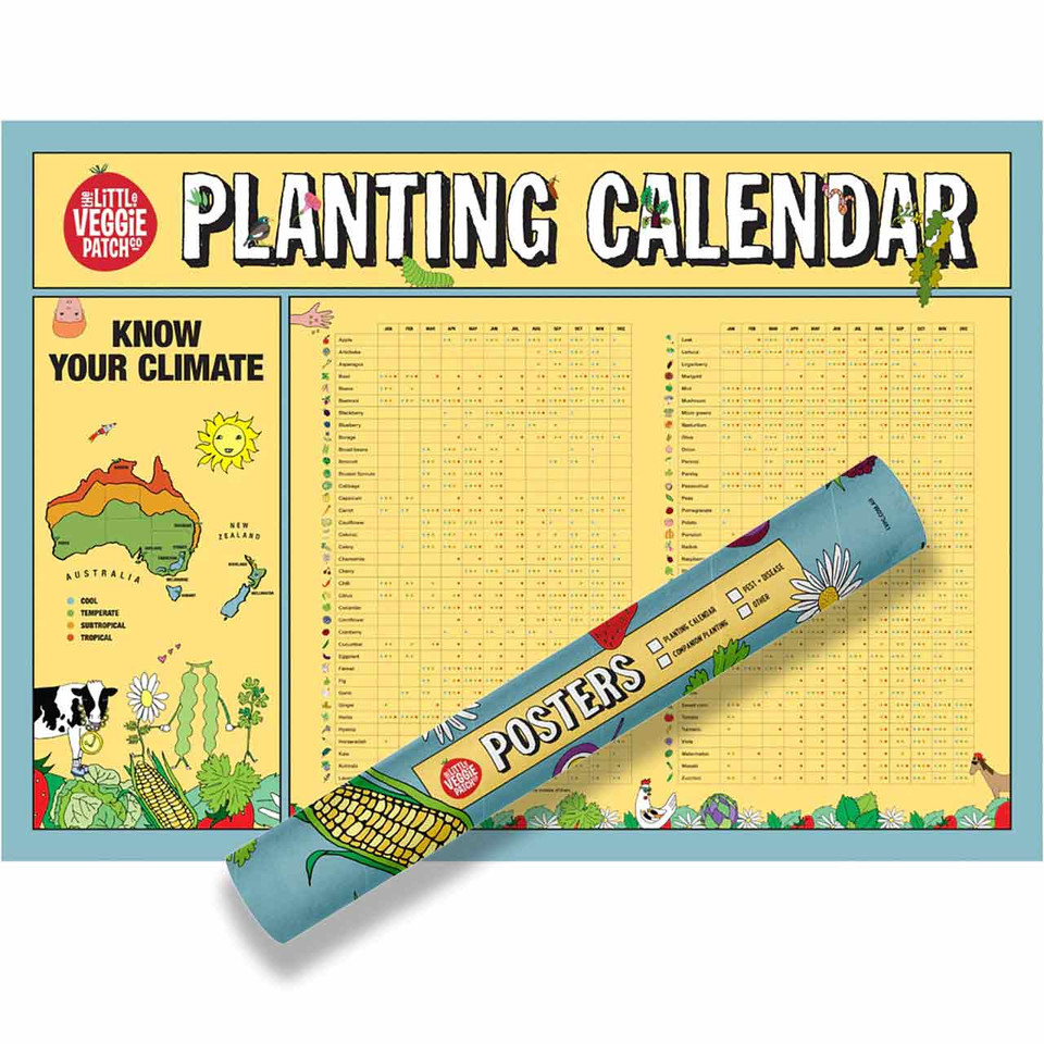 Planting Calendar by The Little Veggie Patch Co | the design gift shop
