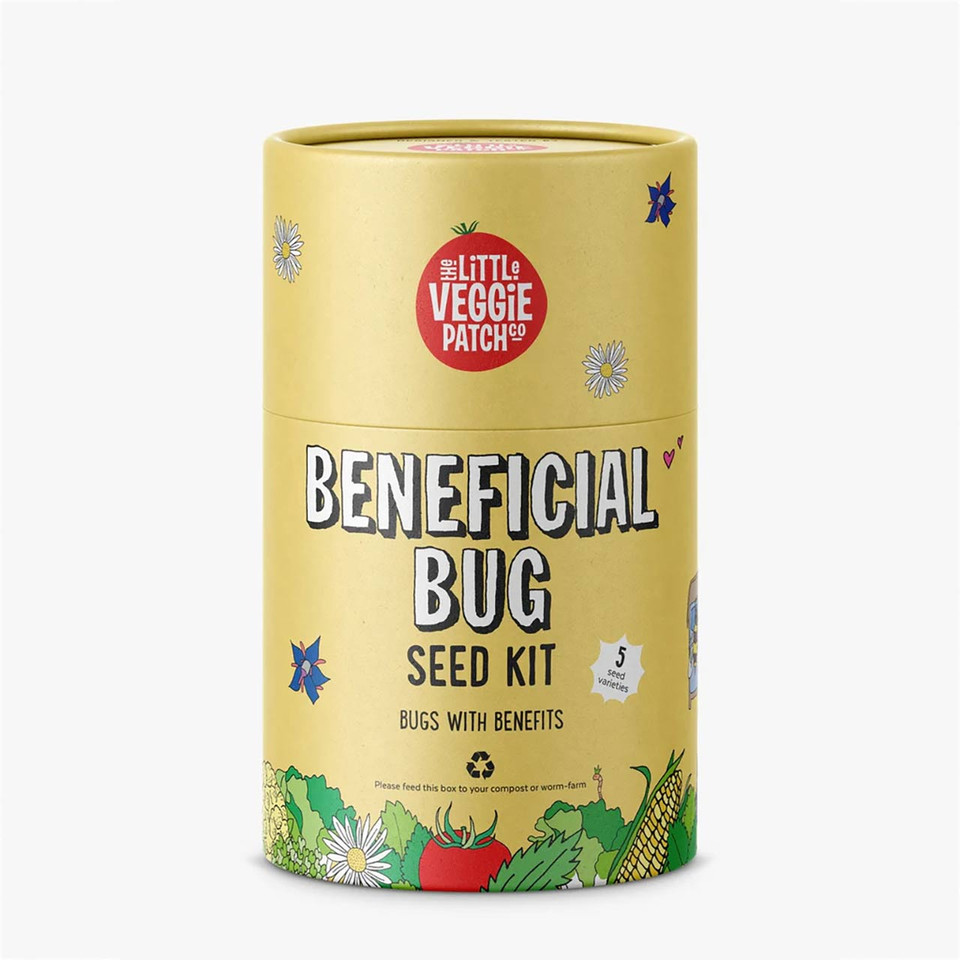 Beneficial Bug Seed Kit gift packaging (front) by The Little Veggie Patch Co | the design gift shop