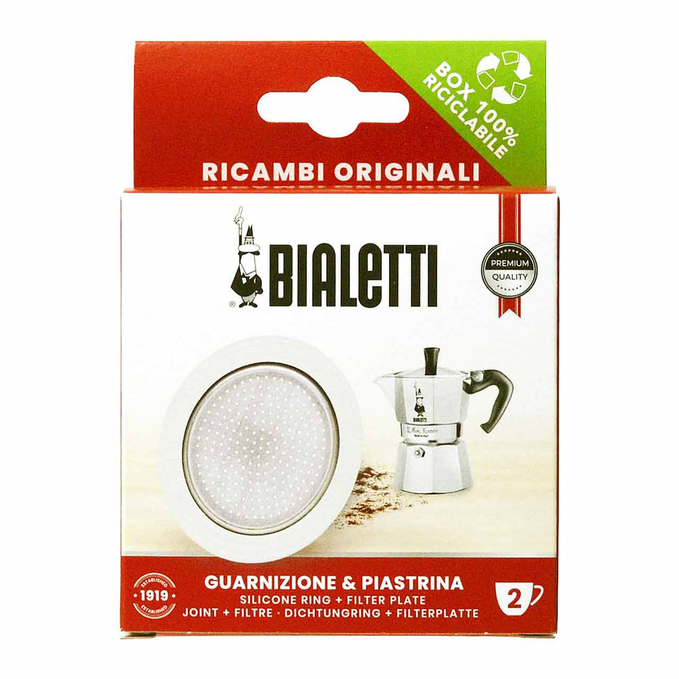 BIALETTI Seal Filter Kit Moka Express & Moka Induction 2 cup  | the design gift shop