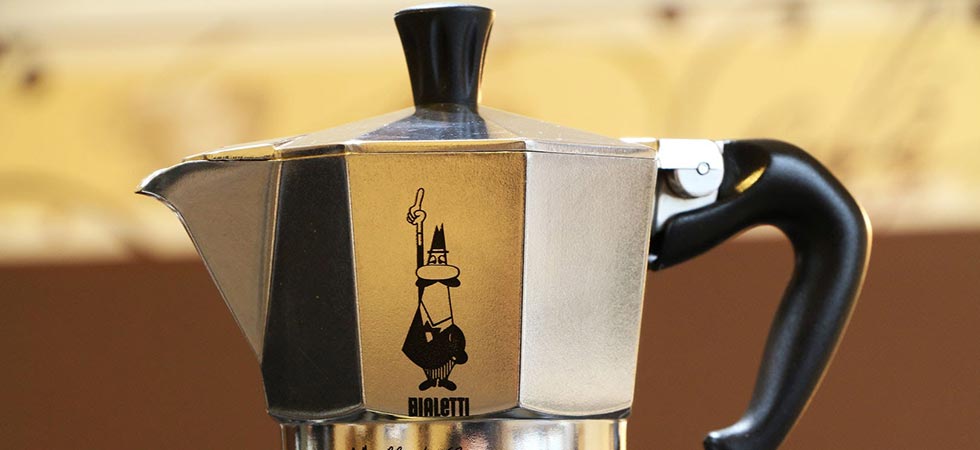 Italian coffee maker Bialetti Alpina 3 cups