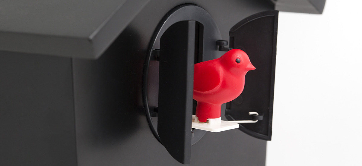 KooKoo BirdHouse black cuckoo clock