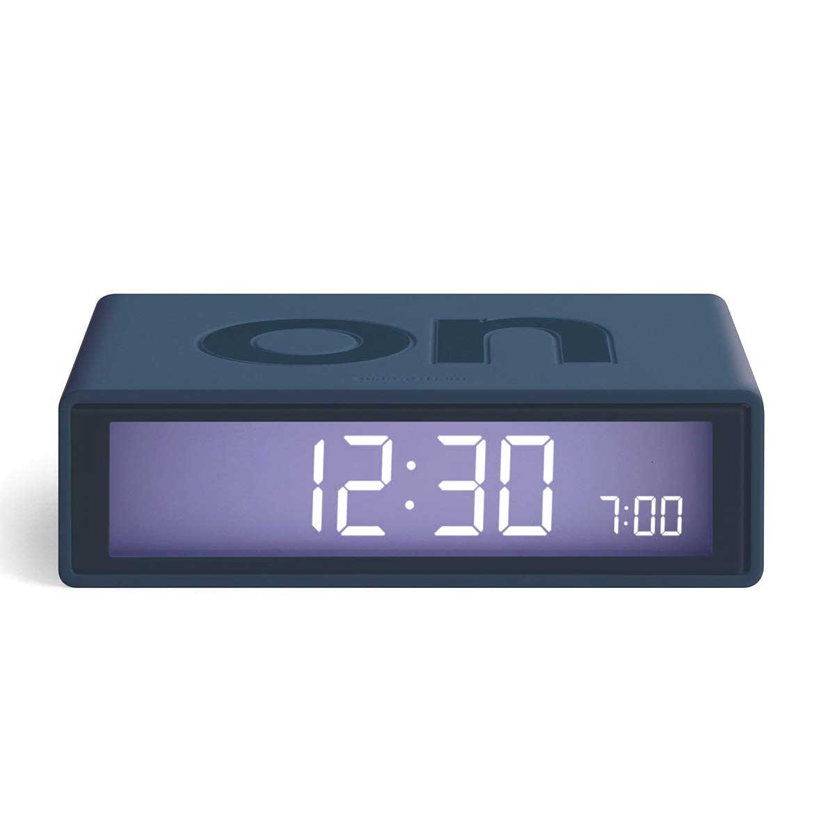 LEXON Flip+ LCD alarm clock LR150BF9 duck blue | the design gift shop