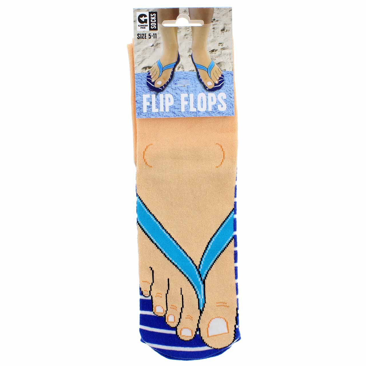 GINGER FOX Socks Flip Flops the design gift shop