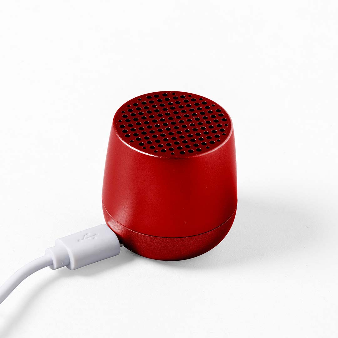 LEXON Mino Speaker LA113TR Red | The Design Gift Shop