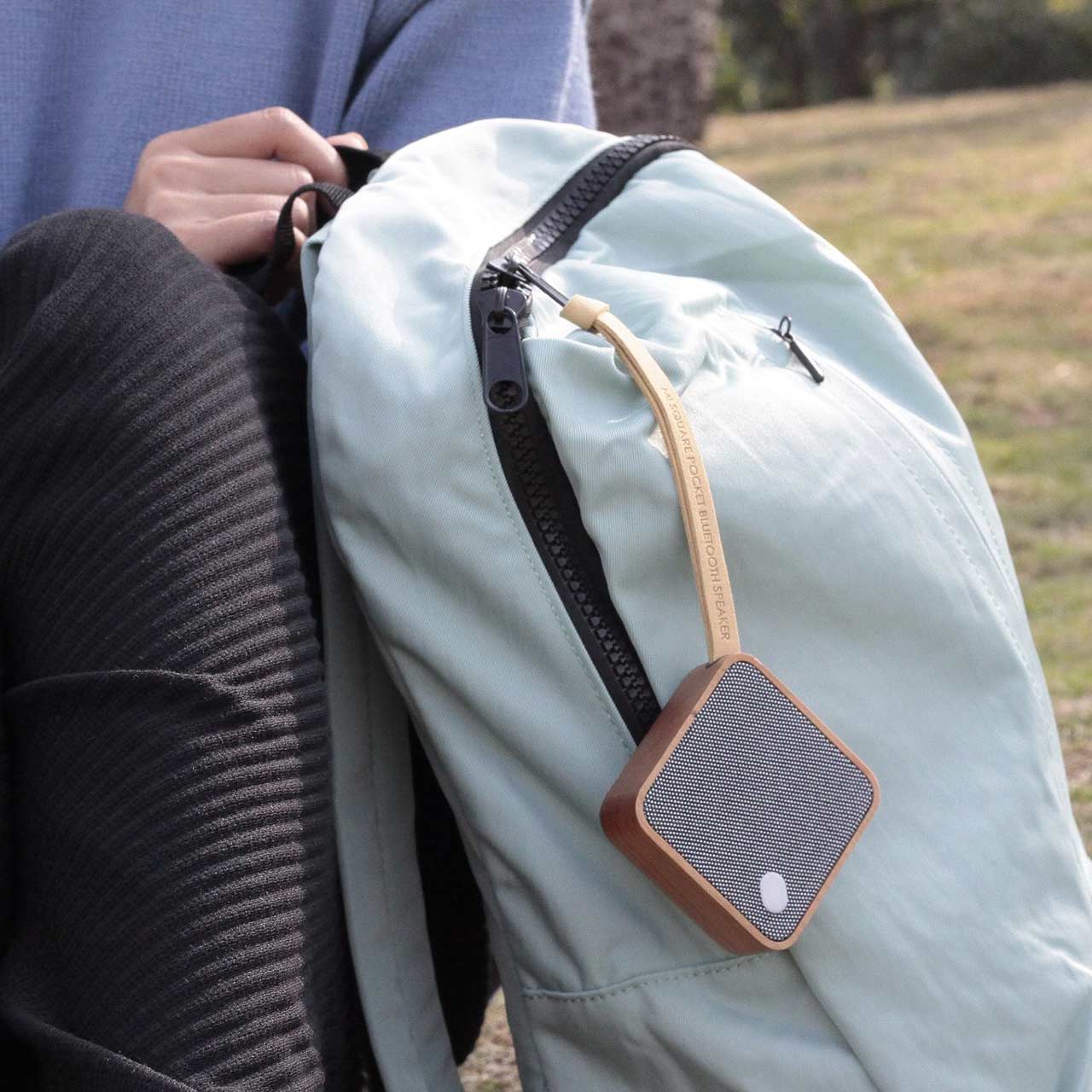 GINGKO Mi Square Pocket Bluetooth Speaker | Cherry