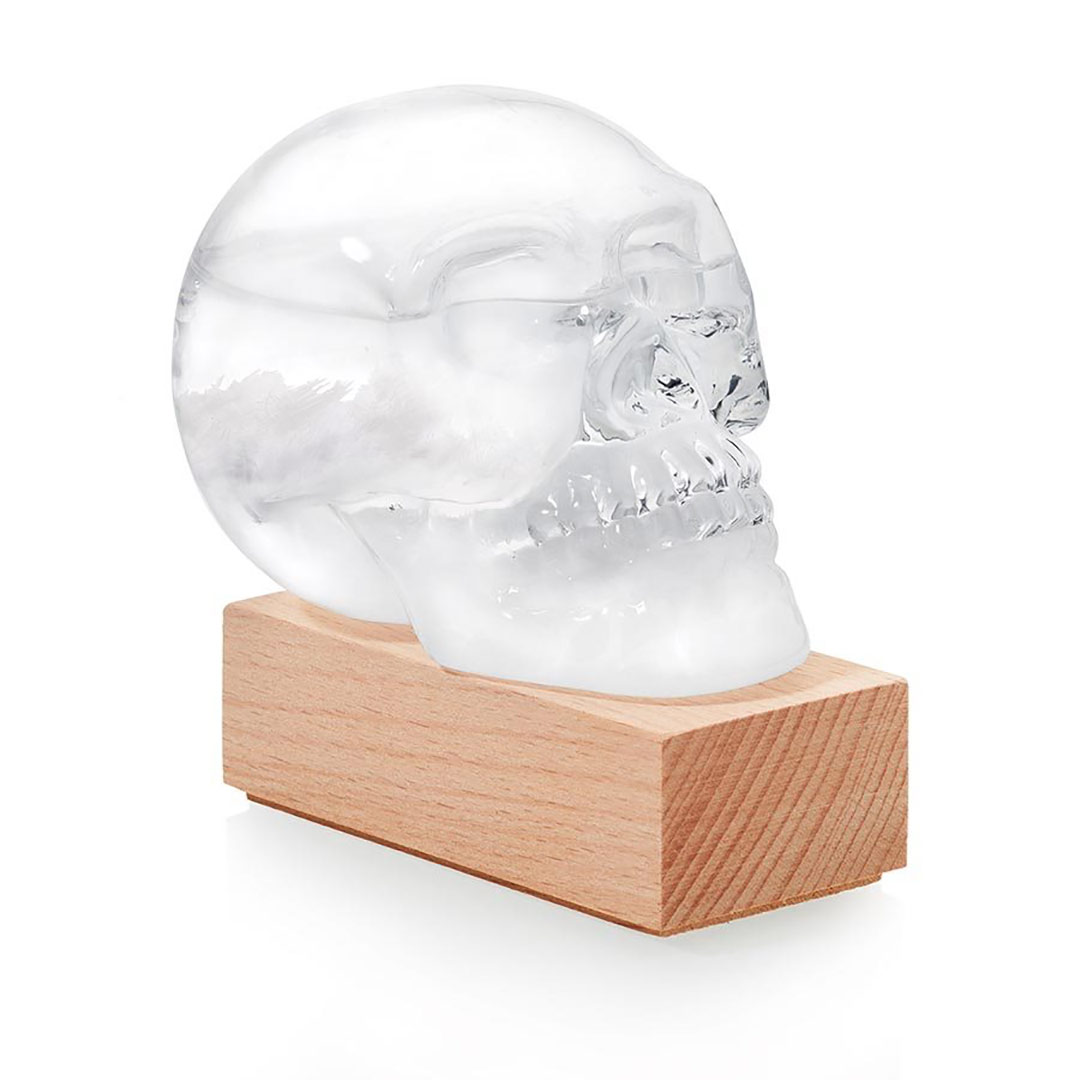 Skull Storm Glass Weather Station by ISgift | the design gift shop