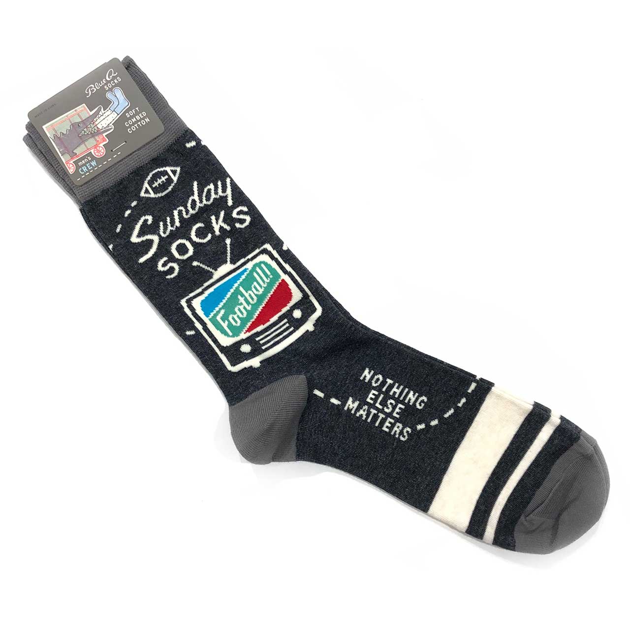 Blue Q Men's Socks 'Sunday Football' | the design gift shop
