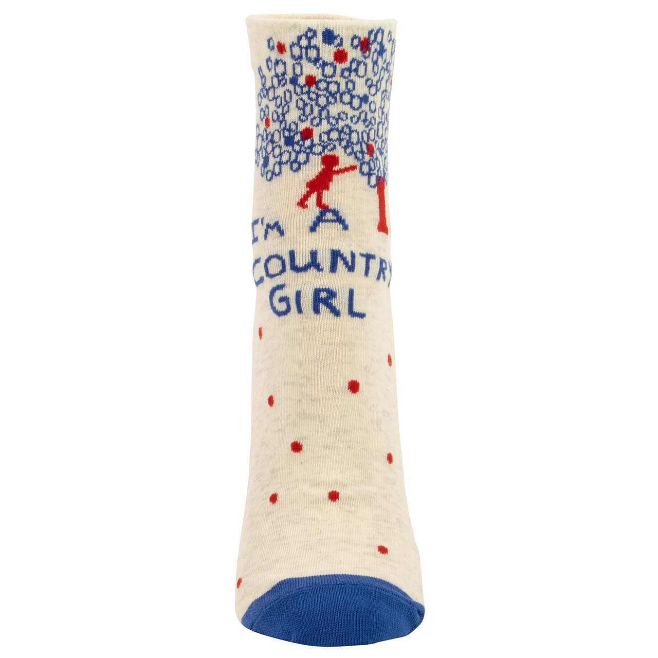 Blue Q Women's Socks 'I'm A Country Girl' the design gift shop
