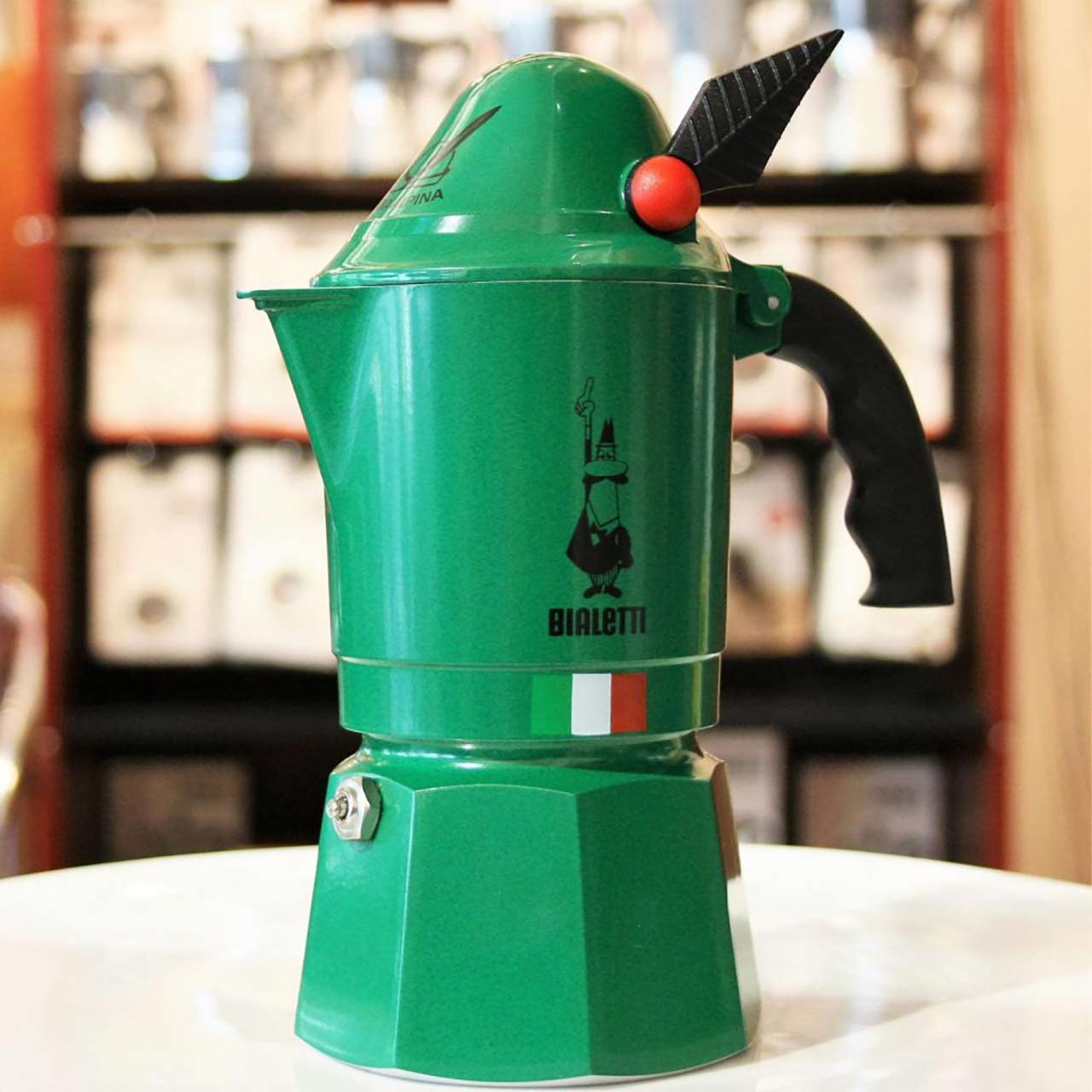 BIALETTI Moka Alpina 3 cup Stove Top 