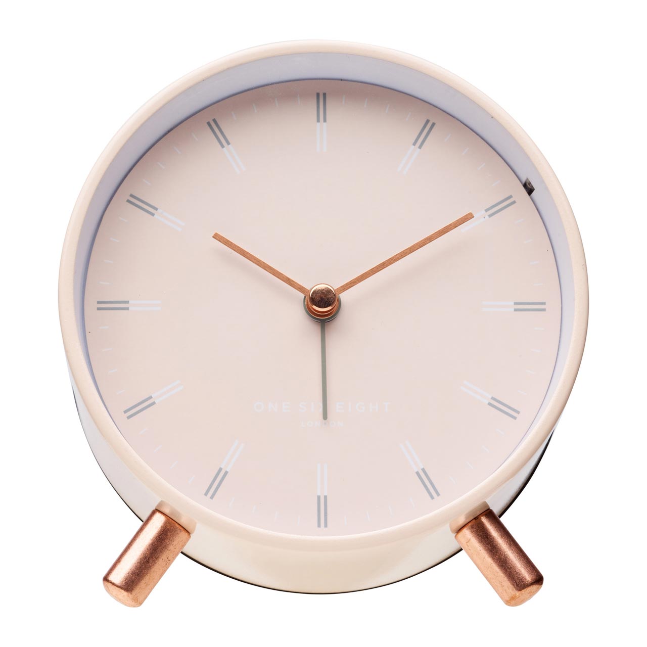 ONE SIX EIGHT LONDON silent alarm clock ELLIE blush - Ø 11 x 5 cm | the design gift shop
