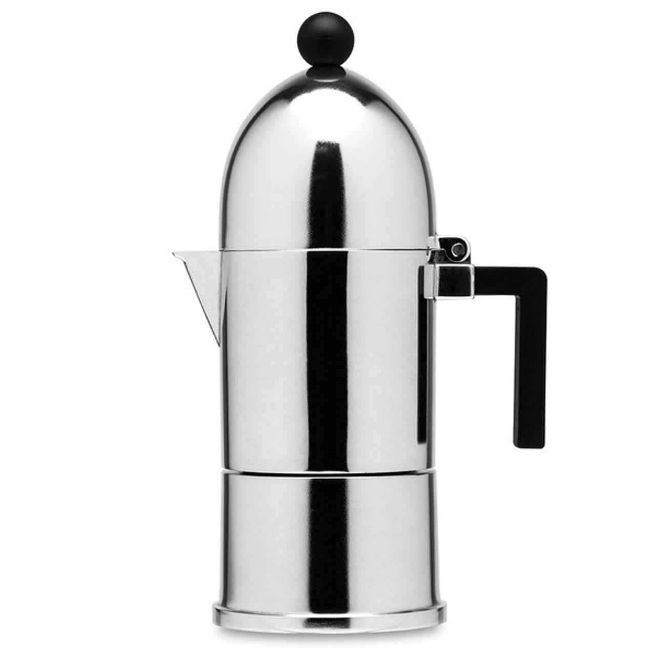 Cafetera LA CUPOLA Aluminio pulido diseño Aldo Rossi para ALESSI -  Selección de productos SDM