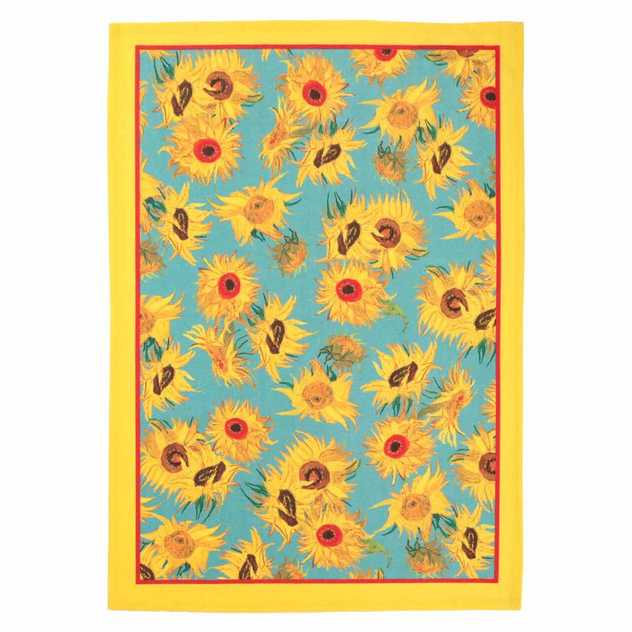 Vincent Van Gogh Sunflowers Tea Towel The Design Gift Shop vincent-van-gogh-sunflowers-tea-towel-the-design-gift-shop