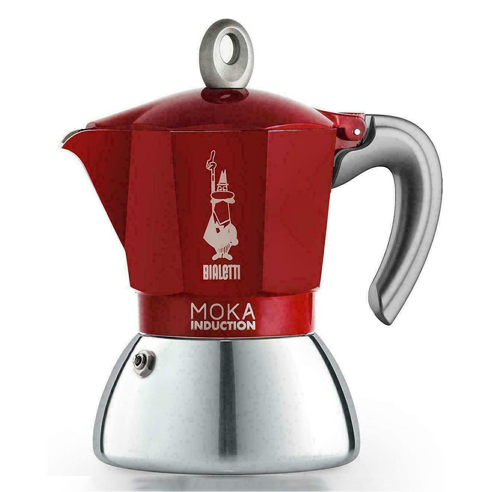 Bialetti Mukka Express Cappuccino Coffee Maker - Red Parrot Coffee