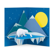 MoMA Pop-Up Holiday Cards 'Moonlit Polar Bear' - Set of 8 | the design gift shop